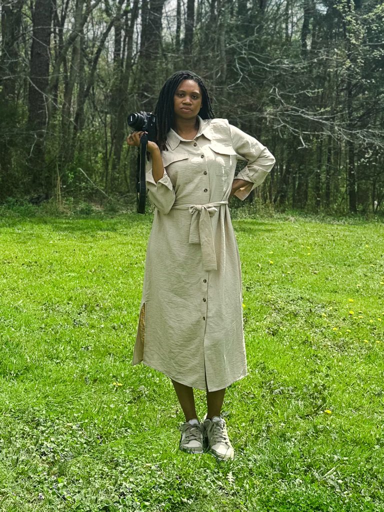 Owner holding a camera